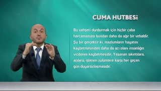 İşaret Diliyle Cuma Hutbesi - 7 Nisan 2017