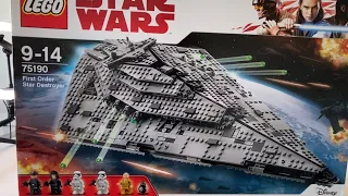 Star Wars Lego 75190 First Order Star Destroyer REVIEW!