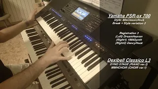 The eye of the tiger, from the Rocky III soundtrack - Yamaha PSR-sx 700 & Dexibell Classico L3