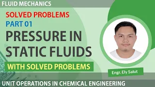 SOLVED PROBLEM PART 01 - PRESSURE IN STATIC FLUIDS (TAGALOG) | FLUID MECHANICS AND HYDRAULICS