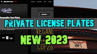 GTA | NEW License Plate Creator | How to Make Custom Plates in GTA Online