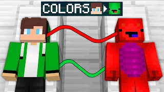 Why Mikey and JJ Switch THEIR COLORS  in Minecraft ?!