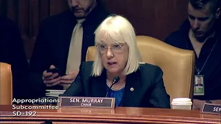 Senator Murray discusses the President's FY25 budget request for the Department of Defense