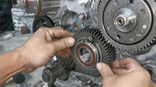 Timing gear mark 4JA1 - ISUZU DMAX (how to install timing gear)