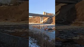 Уникальное явление природы "Блинчатый лёд" на р.Волга в Ржеве