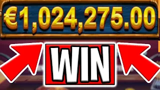 Biggest Slot Win of My Life 🤑 ALL TIME RECORD 🔥 €1.000.000 Epic Win MUST SEE Omg‼️