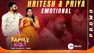 Hritesh & Priya Emotional Promo | Family No.1 - Moguds Vs Pellams Theme | This Sunday @ 11 AM