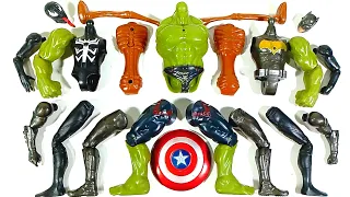 Assemble Batman VS Venom Carnage VS Hulk Smash VS Siren Head Avengers Superhero Toys