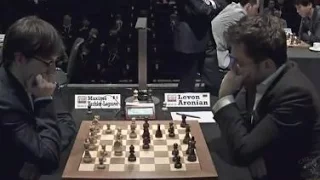 Vachier-Lagrave swallows all of Aronian's Pawns - Round 6 London Chess Classic 2016