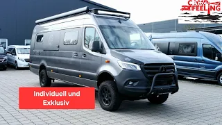 Neuer individueller premium Offroad Camper von TRM VAN auf Allrad Sprinter🔥Starker 4x4 Offroad-Van 😎