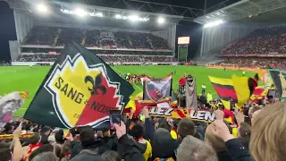 Rc Lens / Angers SCO | fin du match célébration Brice Samba en EDF avec la Marek | On les a Chicoté