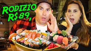 Viralizou Sushi da Praça: Rodizio R$89,