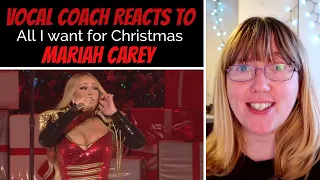 Vocal Coach Reacts to Mariah Carey 'All I Want For Christmas Is You' LIVE from Europe 2018