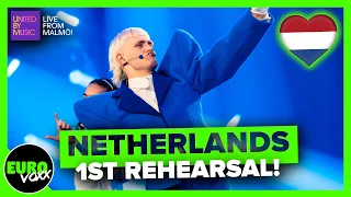 🇳🇱 NETHERLANDS EUROVISION 2024: 1ST REHEARSAL (REACTION) // JOOST KLEIN ‘Europapa’