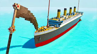 Giant Spinning Scythe vs Ships | Teardown