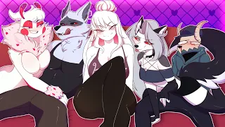 Loona & Death Wolf's Night With Tabi & Nikusa (Helluva Boss Comic Dub)