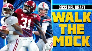 SEVEN ROUND 2023 NFL Mock Draft w/ TRADE | Walk The Mock