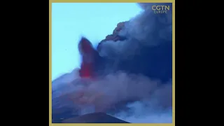 Etna erupts - #SHORTS