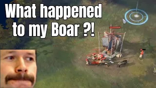 What happened to my boar?! - Age of Empires 4