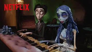 名シーン - ビクターとエミリーの"ピアノ・デュエット" | ティム・バートンのコープスブライド | Netflix Japan