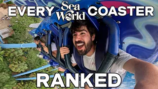 Riding & RANKING Every SeaWorld Orlando Roller Coaster!