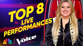 Incredible Live Performances from the Top 8 Semi-Final | The Voice | NBC