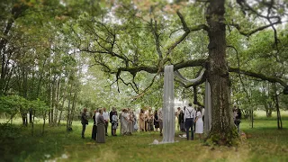 Lietuviškos pagoniškos Jungtuvės | Pagan wedding ceremony.  Baltic handfasting in Lithuania. ❤️️ V&H