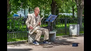 Мужичок на саксофоне бацает Кипелова "Я свободен"