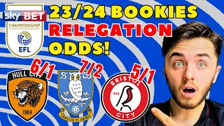 BOOKIES CHAMPIONSHIP 23/24 RELEGATION ODDS!