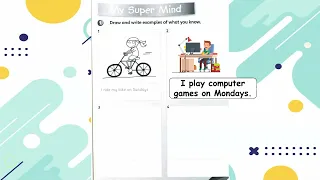 Super Minds WORKBOOK - Unit 5 Free time page 69 with answers