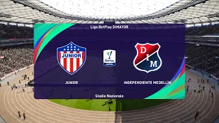 PES 2021 | Junior vs Medellin | Liga Betplay Dimayor