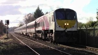 Enterprise trains @ Musgrave Park, Dunmurry, Derriaghy & Adelaide, Co. Antrim