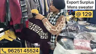 Export surplus mens sweater for order 📞 +91 96251 45524
