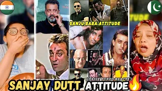 #SanjayDutt Full Attitude Videos 🔥| Sanjay Dutt Angry Moments 😈 | Thug life | Pakistani Reaction