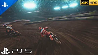 (PS5) Monster Energy Supercross GAMEPLAY | Ultra High Realistic Graphics [4K HDR 60fps]