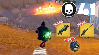 41 Elimination Solo Vs Squads Gameplay (Fortnite Chapter 5 Season 2 PS5 Controller)