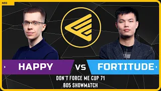 WC3 - [UD] Happy vs Fortitude [HU] - Bo5 Showmatch - Don't Force Me Cup 71