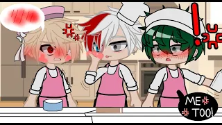 Live Broadcast in the Kitchen|Fluff|TodoBakuDeku|BNHA/MHA|Gacha Club