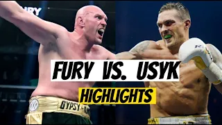 Tyson Fury vs Oleksandr Usyk Knockouts & Highlights