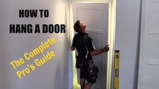 How To Install An Internal Door - Plus lock - Complete Beginers Guide