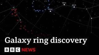 Galaxy ring discovery challenges thinking on universe | BBC News