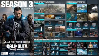 FULL Modern Warfare 3 Season 3 Roadmap & Gameplay Trailer... (Zombies, Multiplayer & Rebirth Island)