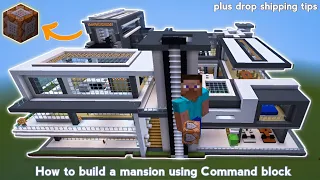 How to build a house in Minecraft using Command block in 2024! How to start a drop shipping business