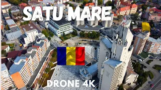 Satu Mare Drone. It used to be considered the tallest building in Romania by comunists (4K)