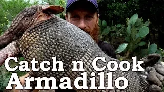 Catch and Cook ARMADILLO & LEPROSY! Ep14 | GRASS TORPEDOS! South Texas Survival Challenge