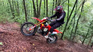 KTM 300 TBI 2024 TEST IN FOREST !