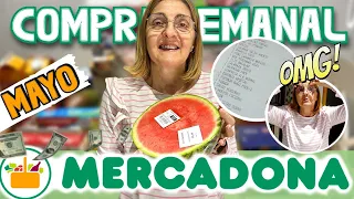 Compra Mensual/Semanal MERCADONA:NO le GUSTARÁ + No se CREE el Precio(Mayo 2024)🛒🤦🏻‍♀️| LorenaAndCia