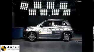 Mitsubishi ASX 2010 ANCAP Crash Test (5 stars)