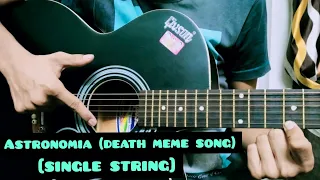 Astronomia ⚰ coffin dance ⚰ | single string cover | by The acoustic one