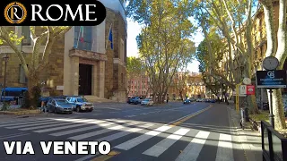 Rome guided tour  ➧ Via Vittorio Veneto [4K Ultra HD]